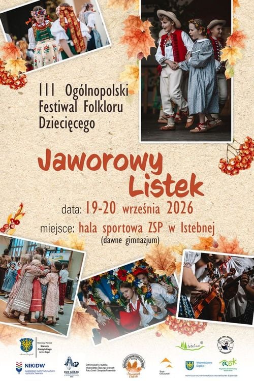 III Ogólnopolski Festiwal Folkloru Dziecięcego „ Jaworowy Listek”